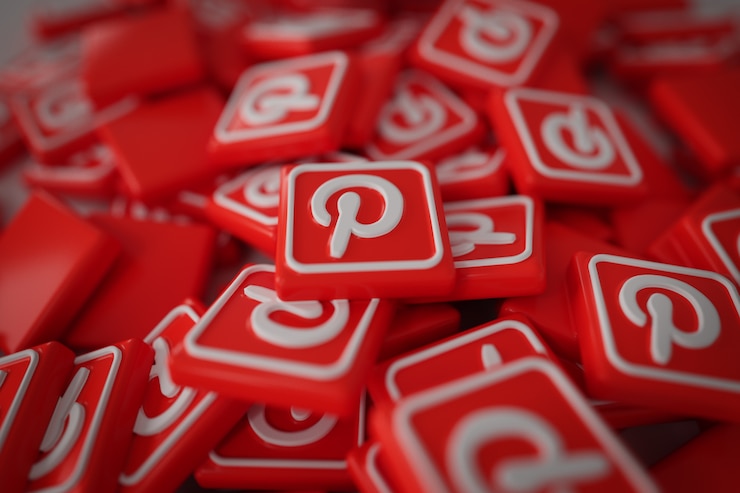 Бесплатный Фотография куча 3d pinterest logos
