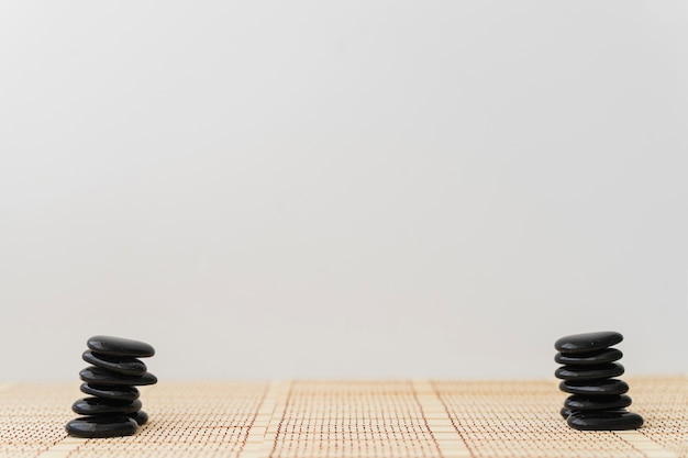 Piles of black energy stones