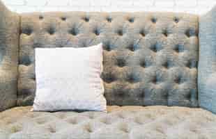 無料写真 リビングルームのソファの装飾の枕
