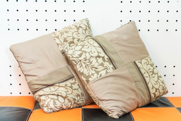 Pillow on sofa decoration