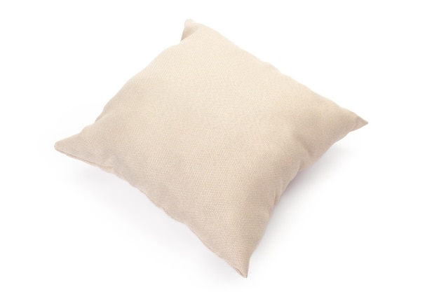 Free photo pillows on white background