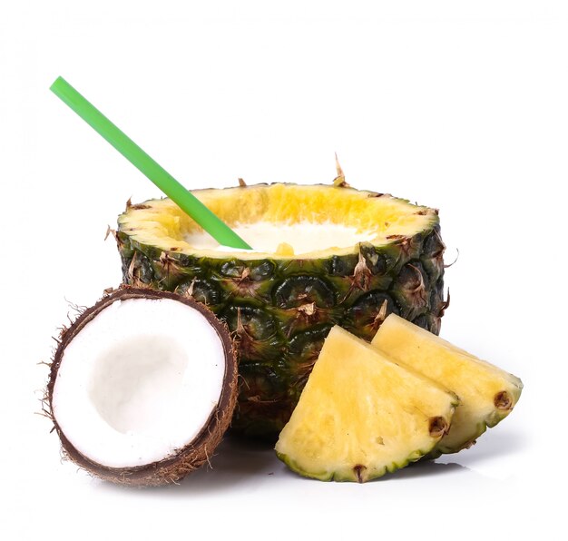 Pineapple and coconut