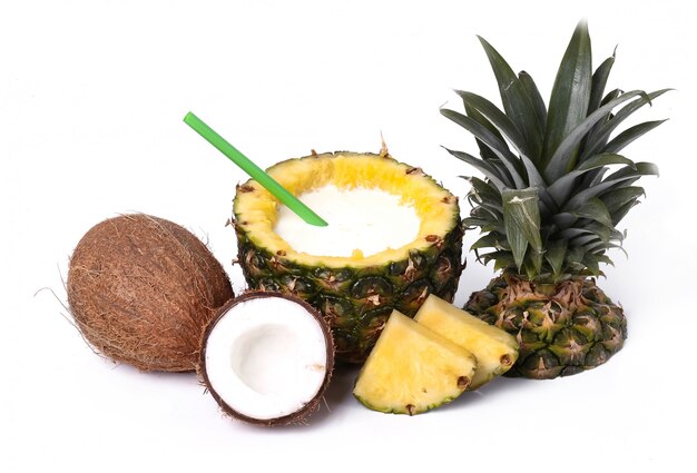 Pineapple and coconut