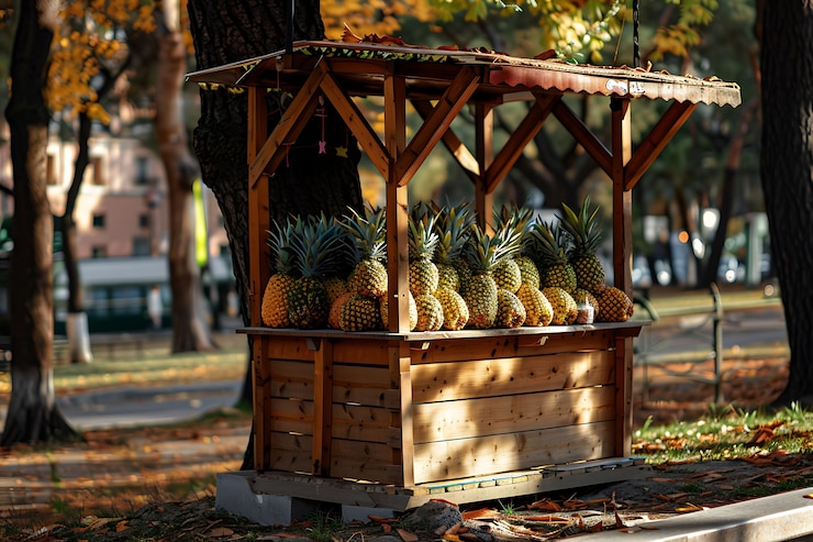 Бесплатный Фотография ананасы готовы к продаже