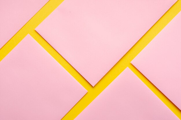 Pink aligned paper sheets