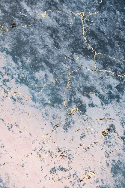 Pink and blue marble textured background