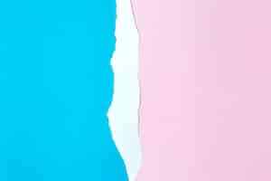 Free photo pink and blue paper background style