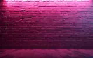 Free photo pink brick wall surface texture