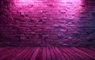 Free photo pink brick wall surface texture