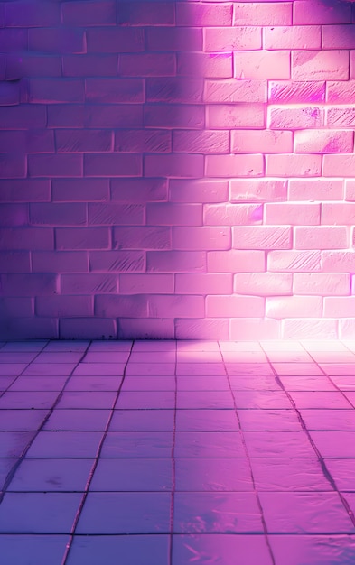 Free photo pink brick wall surface texture