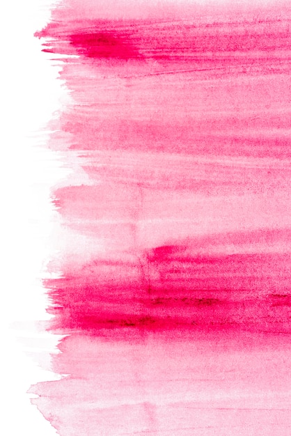 Pink brush stroke isolated on grunge background