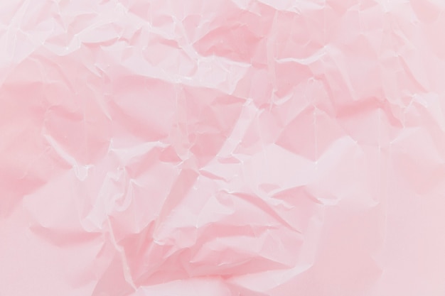 Pink crinkled paper texture