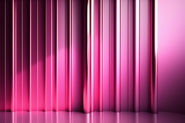 Free photo a pink curtain with a light on it