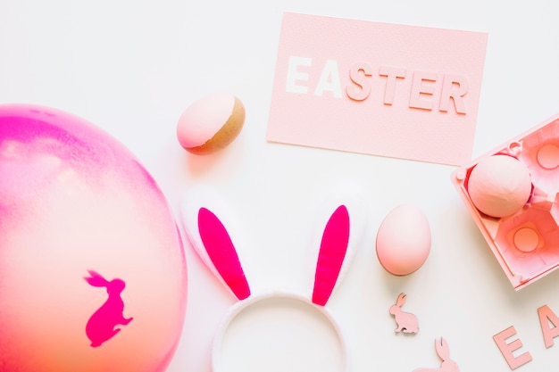 Pink decorations for Easter