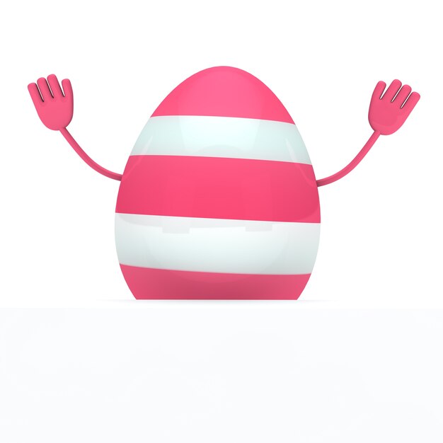 Pink egg