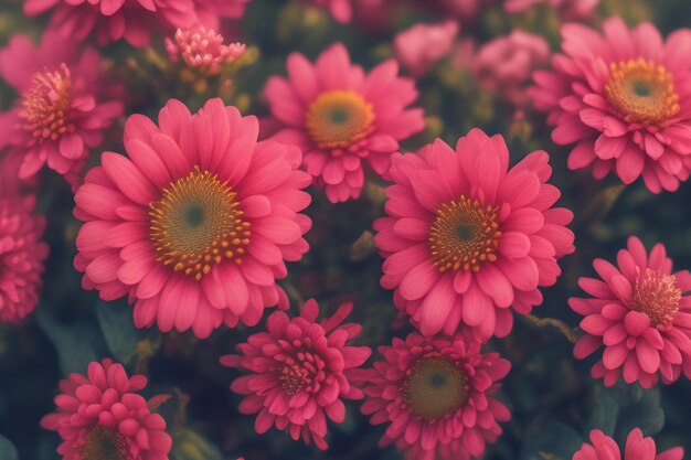 Pink flowers in the garden wallpapers