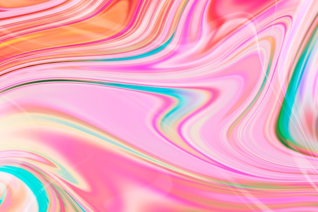 Pink fluid art abstract background