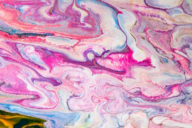 ピンクの流体アートアートの背景DIY抽象的な流れるようなテクスチャ