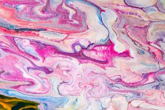 ピンクの流体アートアートの背景DIY抽象的な流れるようなテクスチャ