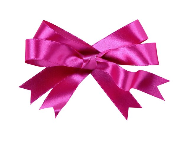 Pink gift bow