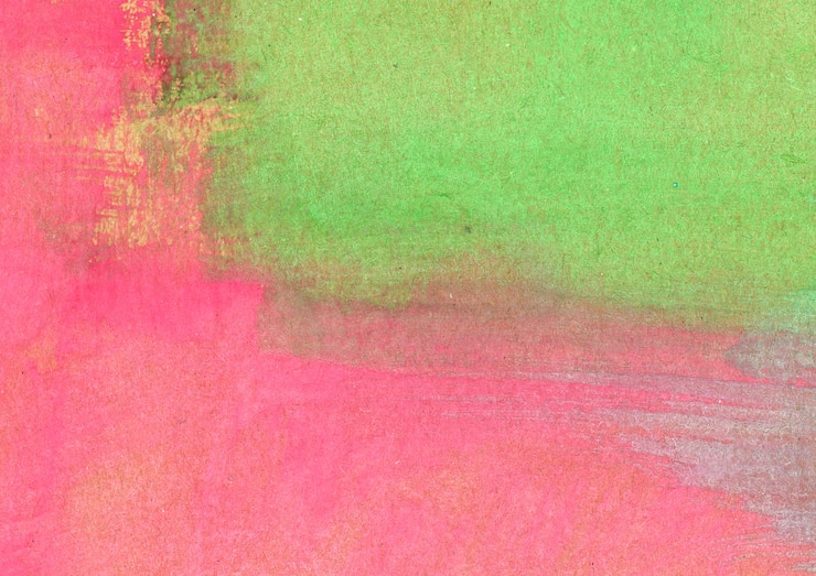 Free Photo pink and green watercolor texture
