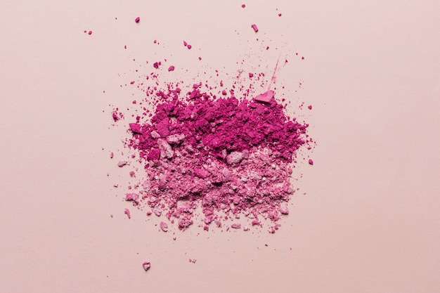 Pink make up powder