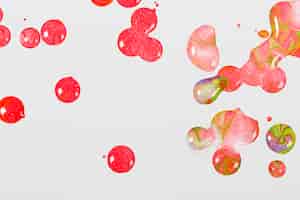 Бесплатное фото Розовый мраморный водоворот женственный элемент акриловой краски