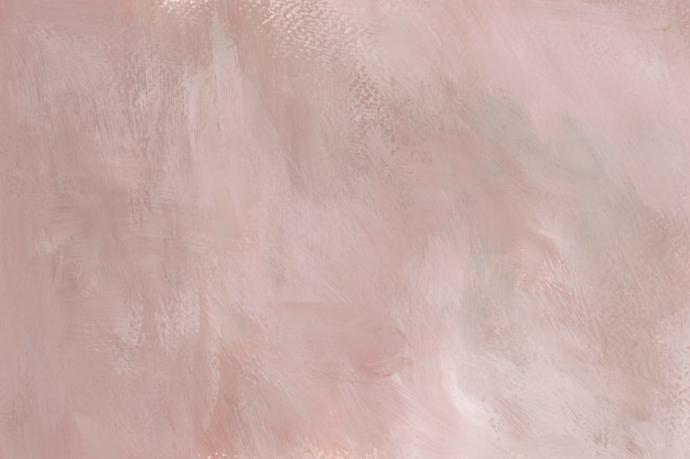 Pink paint on a canvas