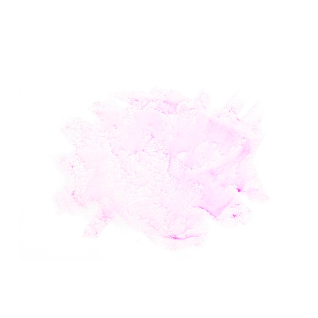 Розовая краска на белом фоне
