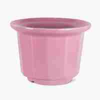 Free photo pink plant pot for home decor