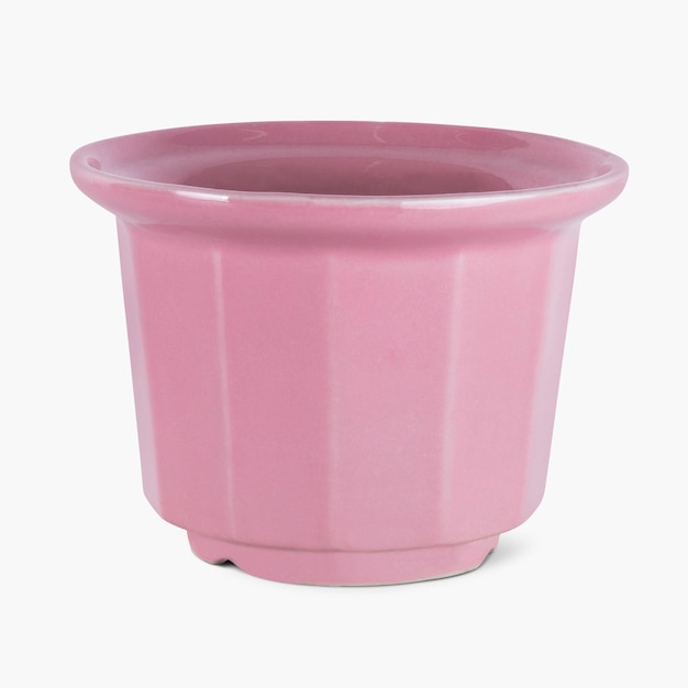 Pink plant pot for home decor
