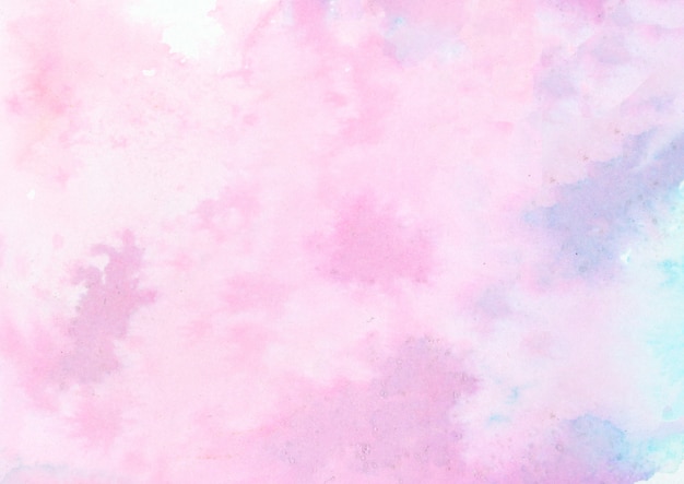 Розово-фиолетовая акварель