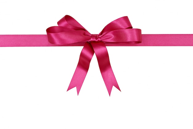 Pink ribbon for gift