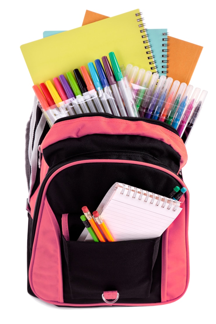 Free Photo pink school bag 