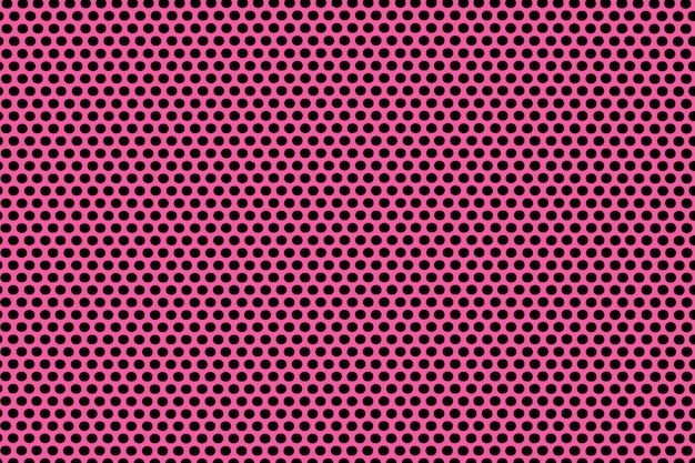 Pink seamless polka dot texture background.