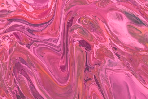 아크릴 디자인의 분홍색 배수 기술