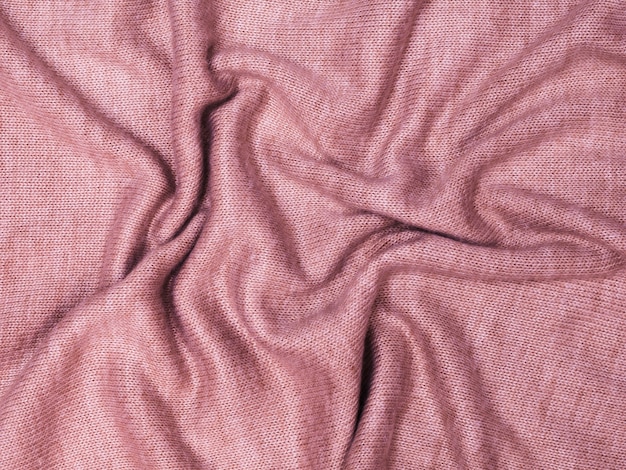 Free photo pink sheet fabric texture