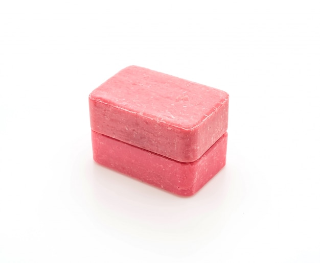 ピンクの石鹸