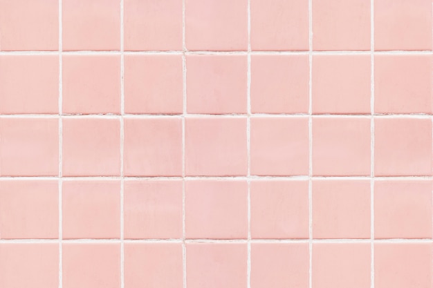 Pink square tiled texture background