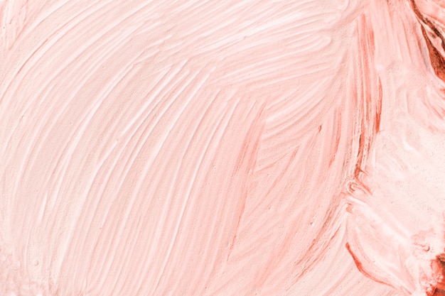 Бесплатное фото Розовая текстурированная картина маслом