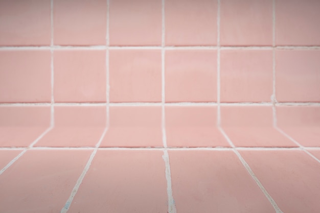 Free photo pink tiled background