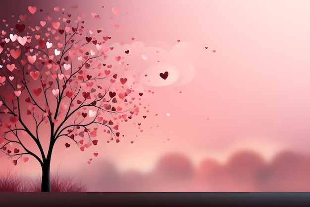 Free photo pink valentine background