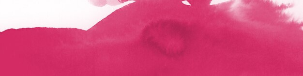 Pink watercolor banner