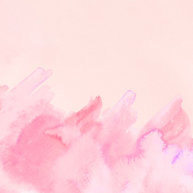 Розовые полосы акварельной текстуры на бежевом фоне