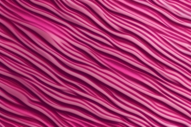 壁の波線のピンクの波状パターン。