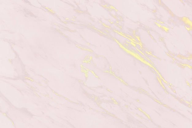 大理石の表面に黄色の傷があるピンク