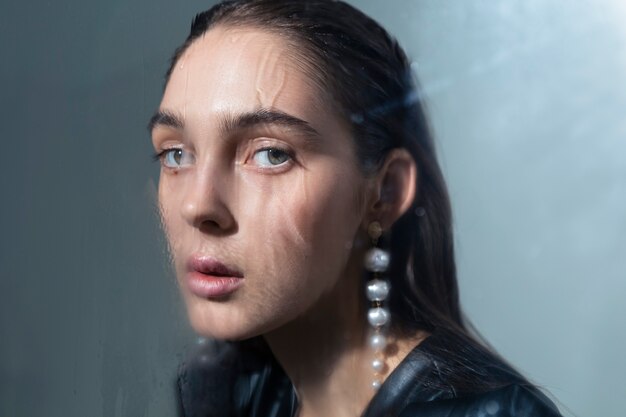 pisces portrait of beautiful woman