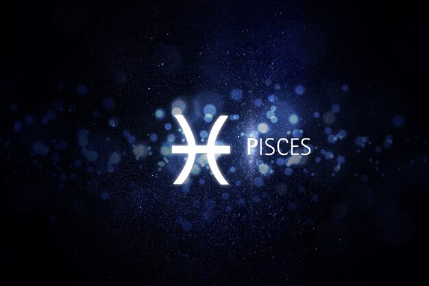 Pisces sign astrology concept