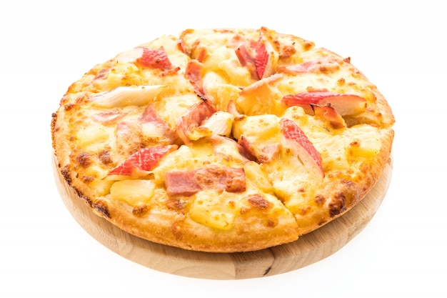 Pizza hawaiian seafood