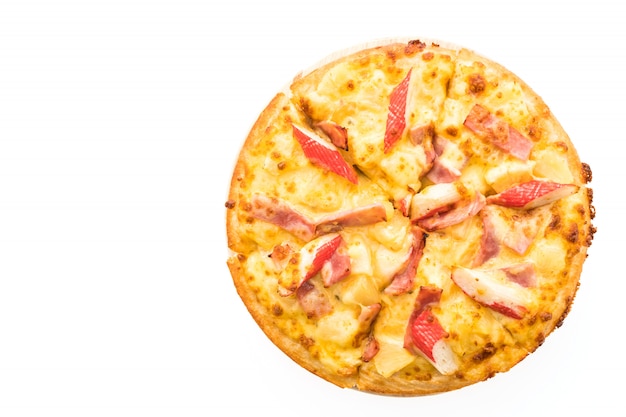 Pizza hawaiian seafood